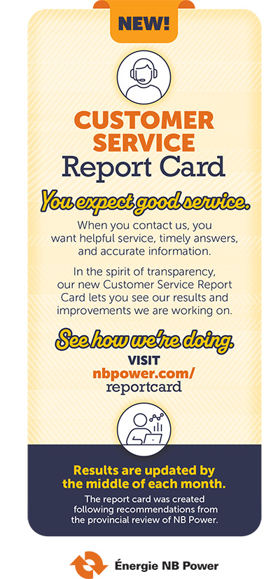 Customer Service Report Card